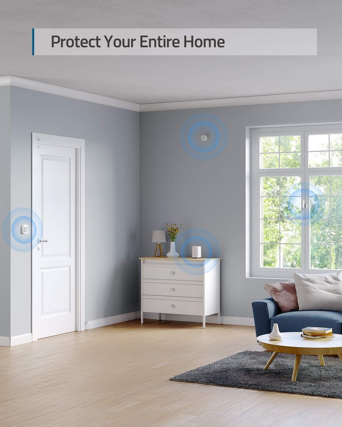 eufy Security 5-Piece Home Alarm Kit with Keypad & App Control