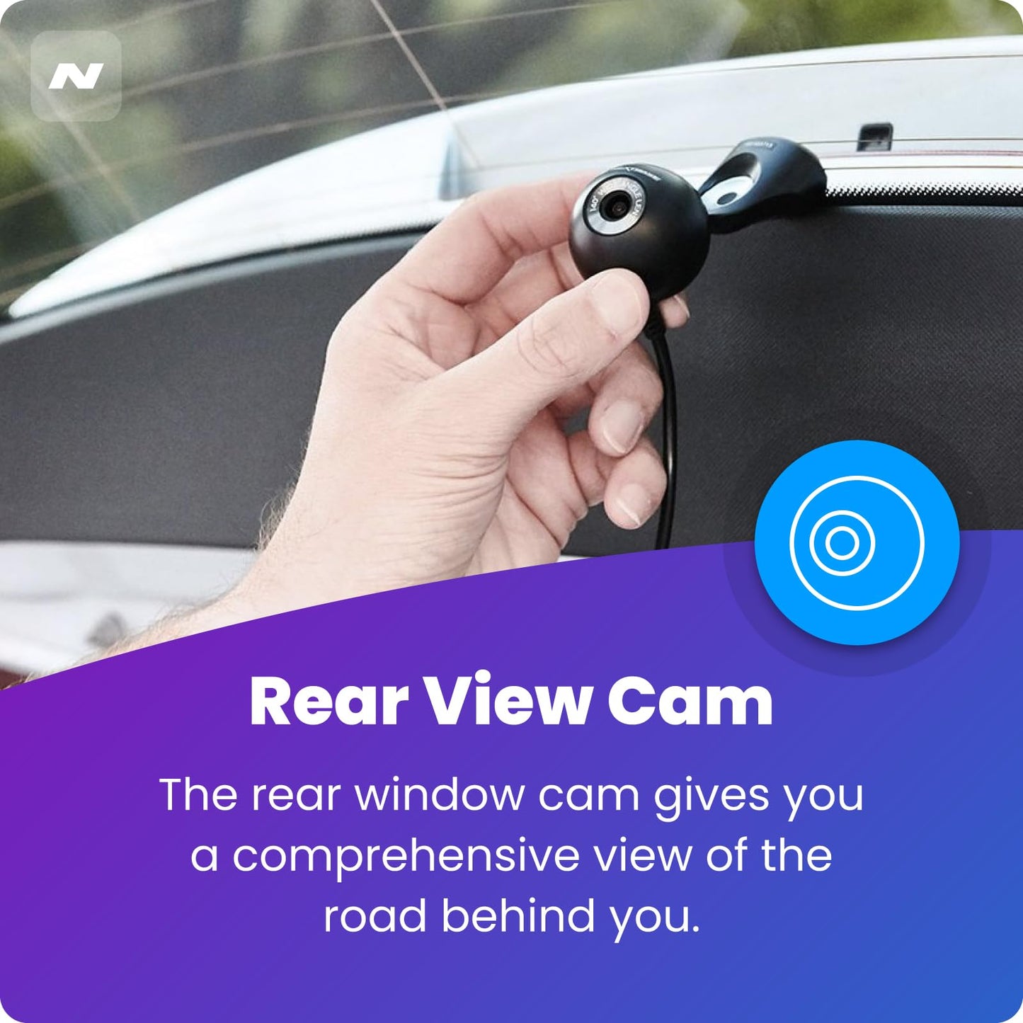 Nextbase 222XR Front & Rear Dash Cam 1080p, Night Vision