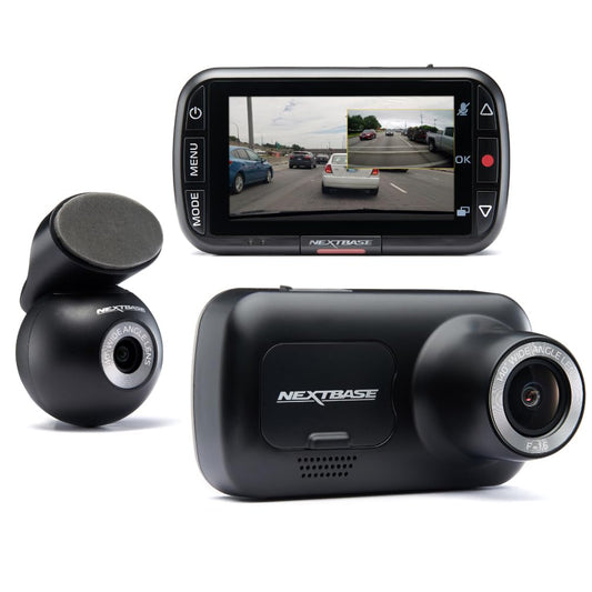 Nextbase 222XR Front & Rear Dash Cam 1080p, Night Vision