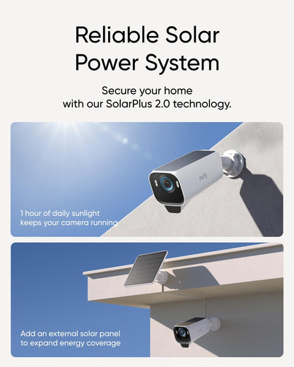 eufy Security eufyCam S3 Pro 2-Cam Kit, 4K Outdoor Camera