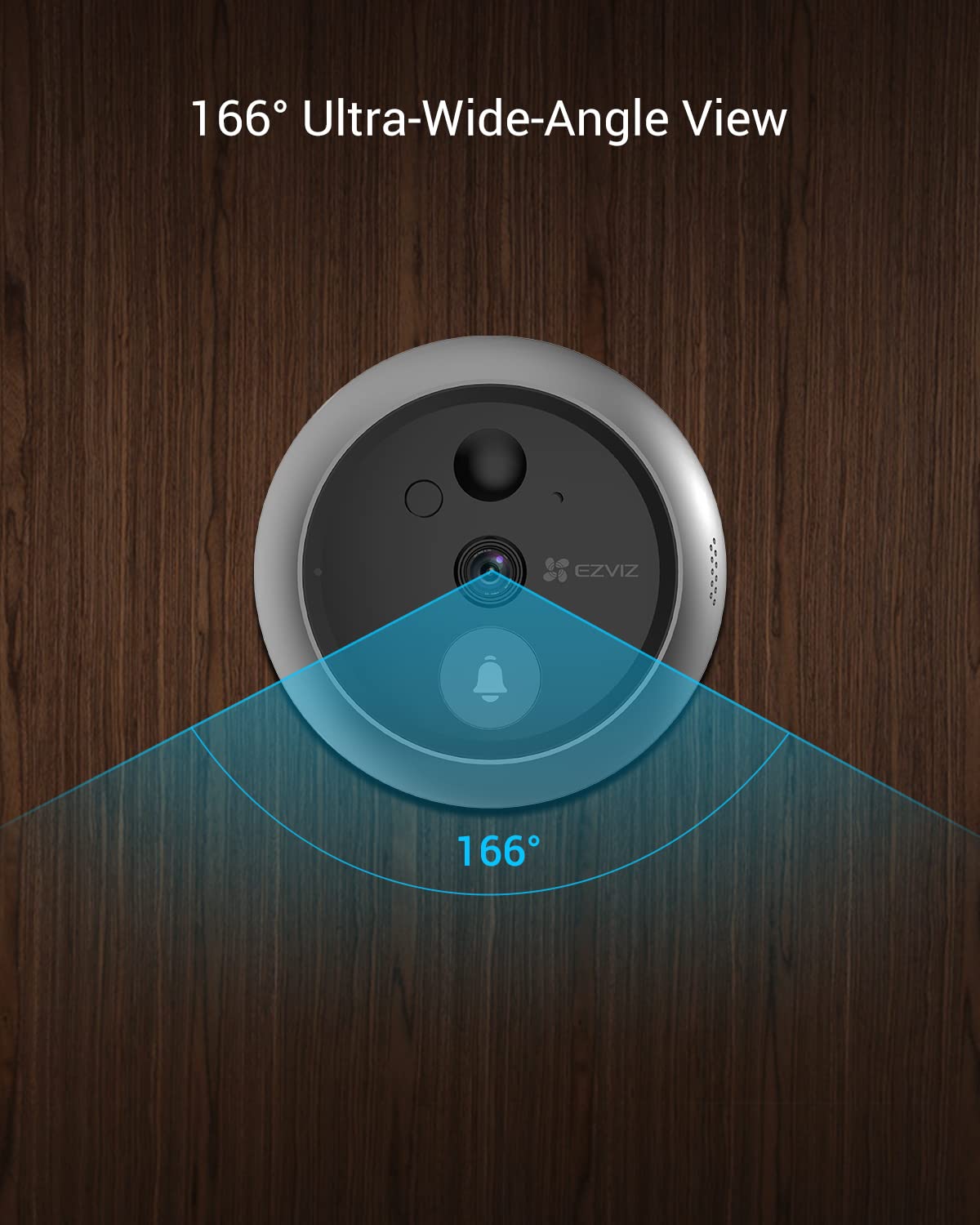 EZVIZ CP4 WiFi Peephole Camera 1080p HD with Night Vision
