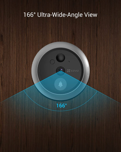 EZVIZ CP4 WiFi Peephole Camera 1080p HD with Night Vision