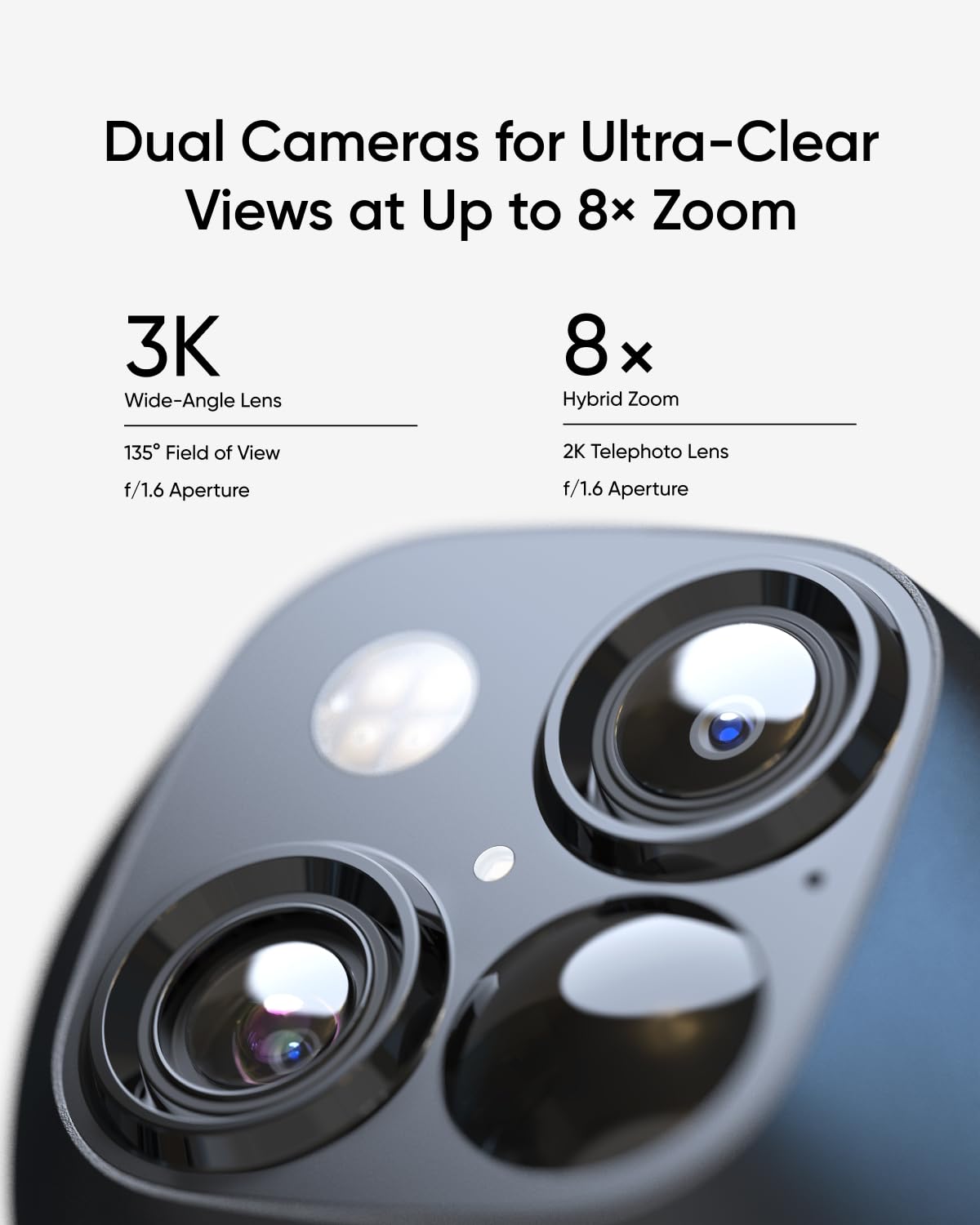 eufy Security SoloCam S340 3K Dual Camera Outdoor Wireless