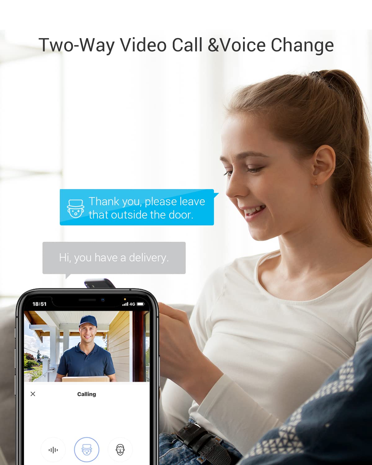 EZVIZ CP4 WiFi Peephole Camera 1080p HD with Night Vision