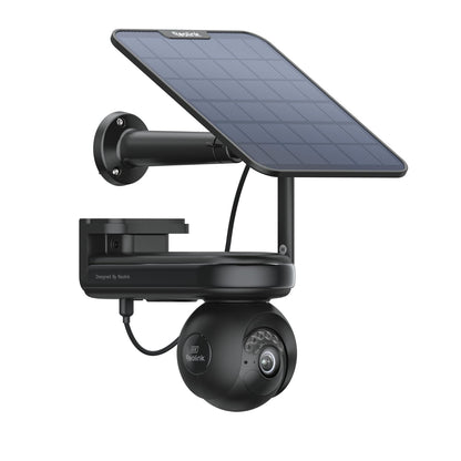 Reolink 4K 360° Solar Security Camera Outdoor Wireless – Black