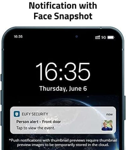 eufy Security Video Doorbell S220 2K Battery Wireless, No Fee