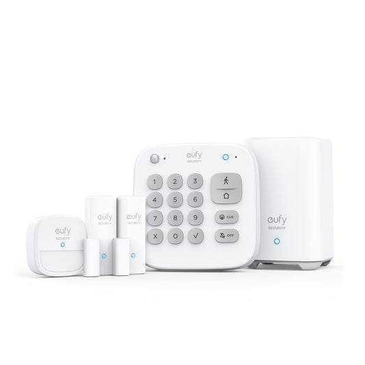 eufy Security 5-Piece Home Alarm Kit with Keypad & App Control
