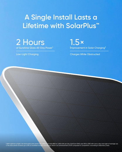 eufy Security SoloCam S340 3K Dual Camera Outdoor Wireless