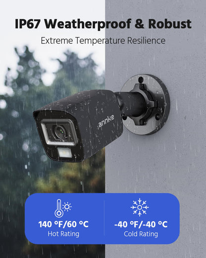 ANNKE 8CH 3K Lite H.265+ AI DVR CCTV System & 1TB HDD