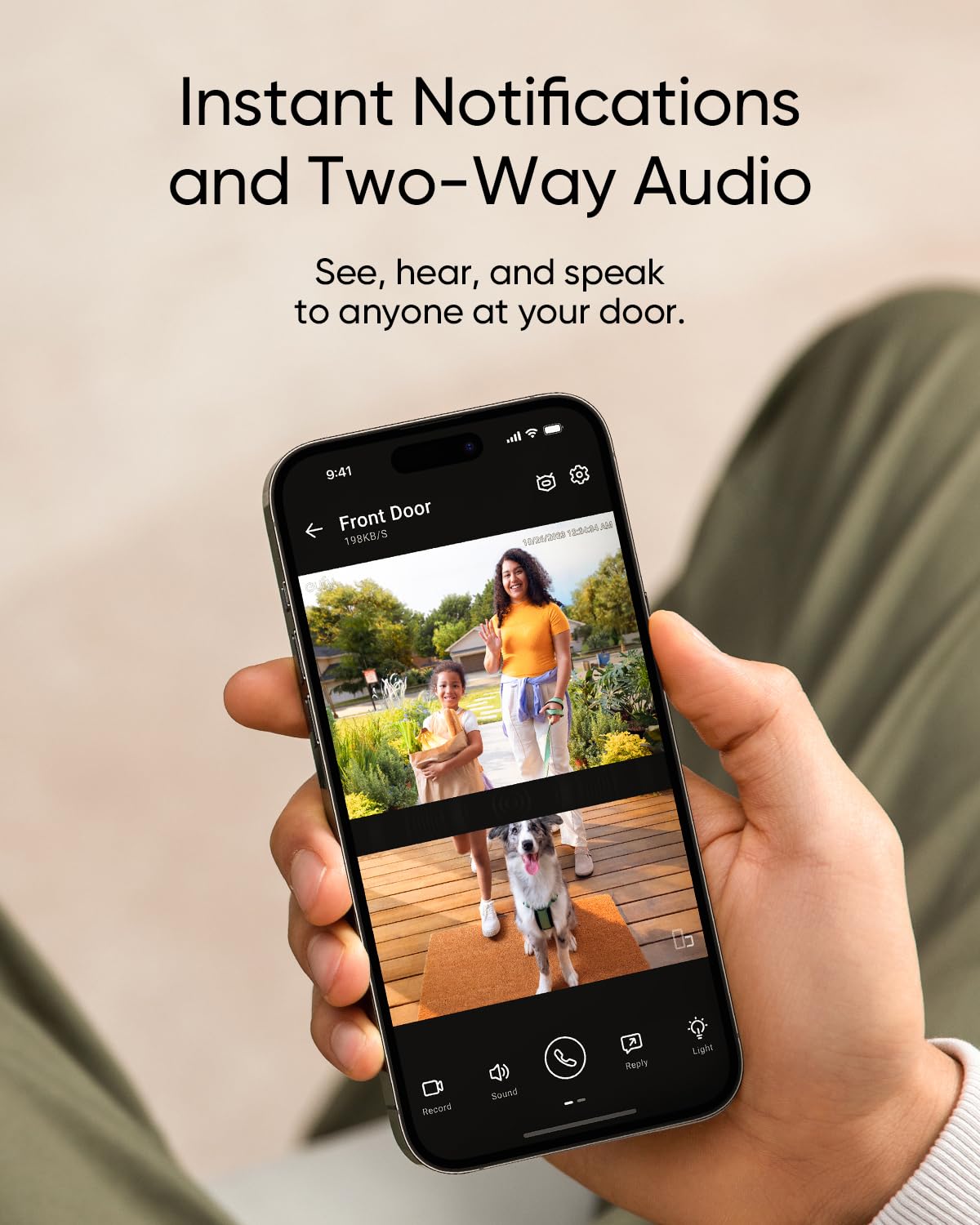 eufy Security Video Doorbell E340, Dual Camera, 2K FHD