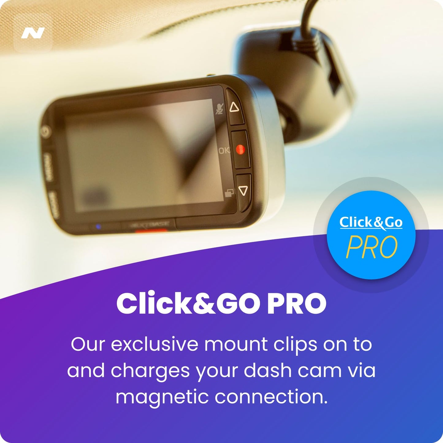 Nextbase 222XR Front & Rear Dash Cam 1080p, Night Vision