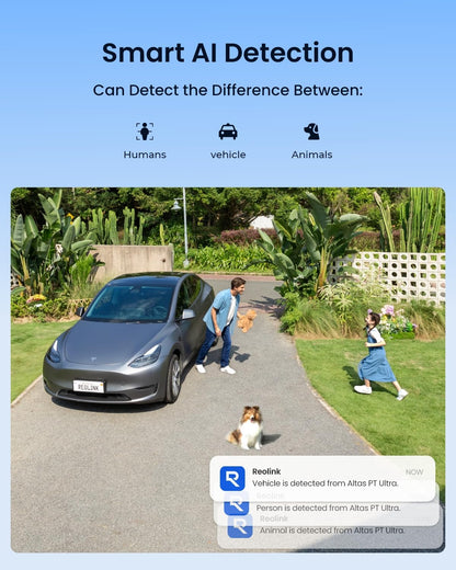 Reolink 4K 360° Solar Security Camera Outdoor Wireless – Black