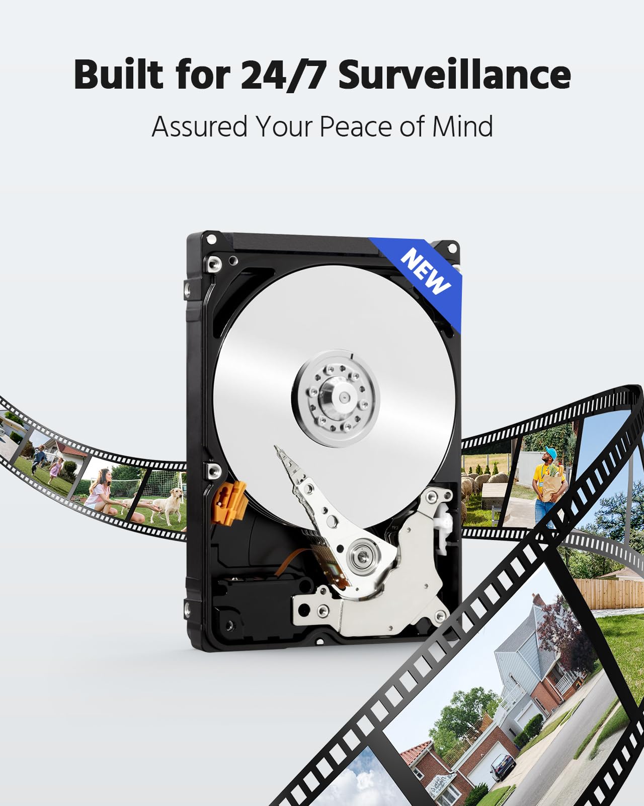 ANNKE 8CH 3K Lite H.265+ AI DVR CCTV System & 1TB HDD