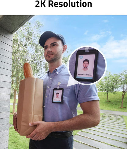 eufy Security Video Doorbell S220 2K Battery Wireless, No Fee