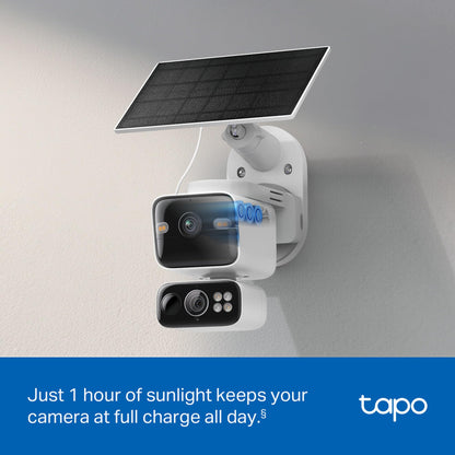 Tapo C645D 2K Dual-Lens Solar Outdoor Wireless Security Camera