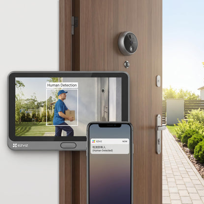 EZVIZ CP4 WiFi Peephole Camera 1080p HD with Night Vision
