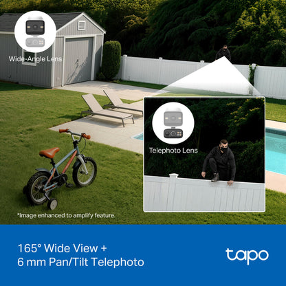 Tapo C645D 2K Dual-Lens Solar Outdoor Wireless Security Camera