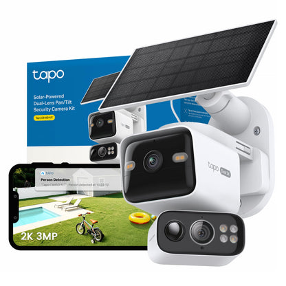 Tapo C645D 2K Dual-Lens Solar Outdoor Wireless Security Camera